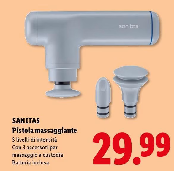 Sanitas - Pistola Massaggiante