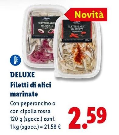 Deluxe - Filetti Di Alici Marinate