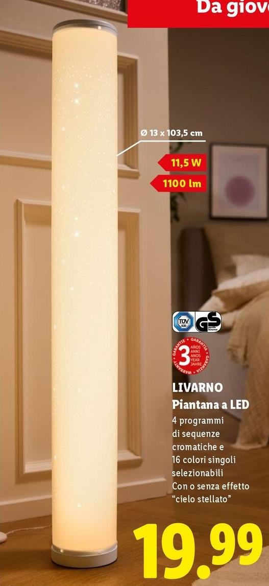 Livarno - Piantana A LED