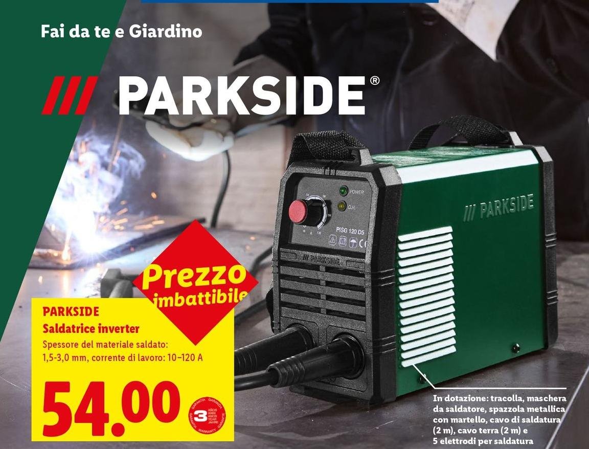 Parkside - Saldatrice Inverter