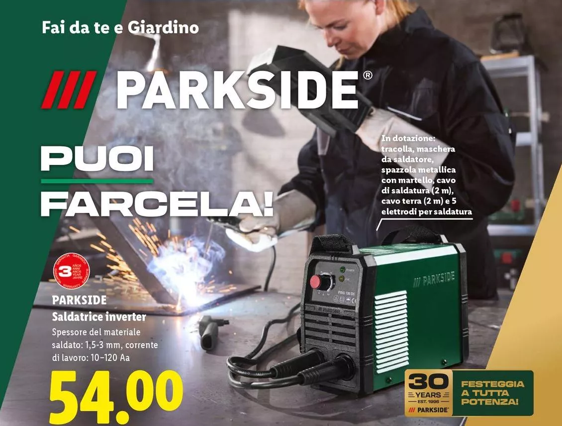 Parkside - Saldatrice Inverter