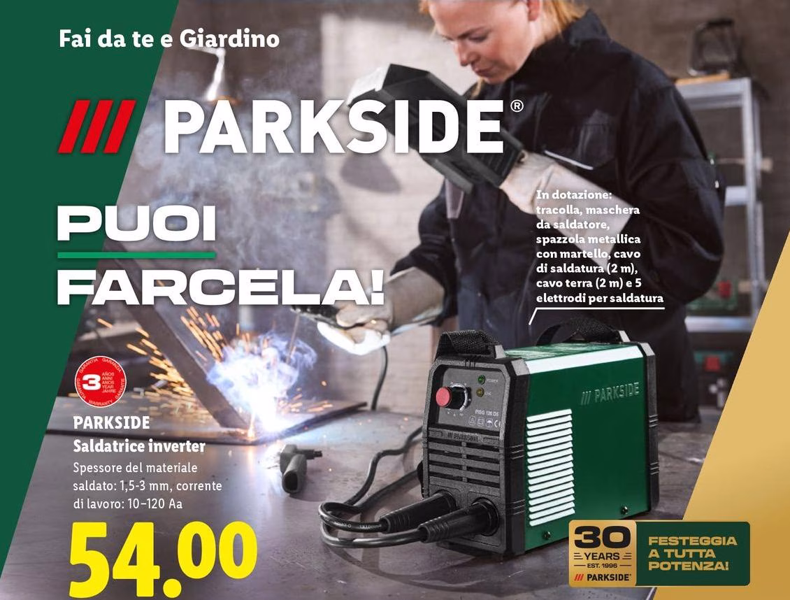 Parkside - Saldatrice Inverter