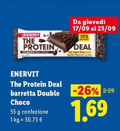Enervit - The Protein Deal Barretta Double Choco