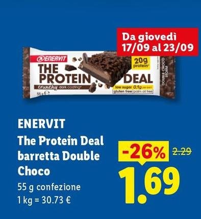Enervit - The Protein Deal Barretta Double Choco