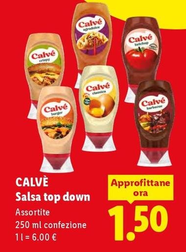 Calvè - Salsa Top Down