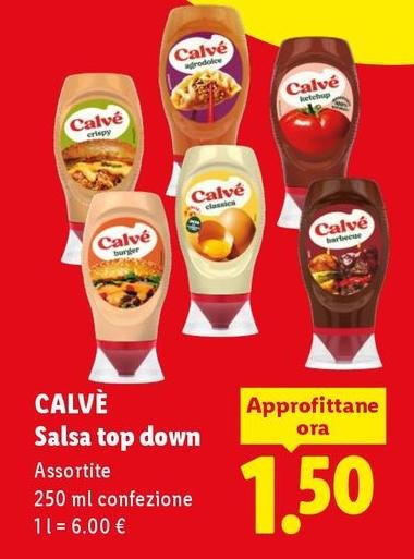 Calvè - Salsa Top Down