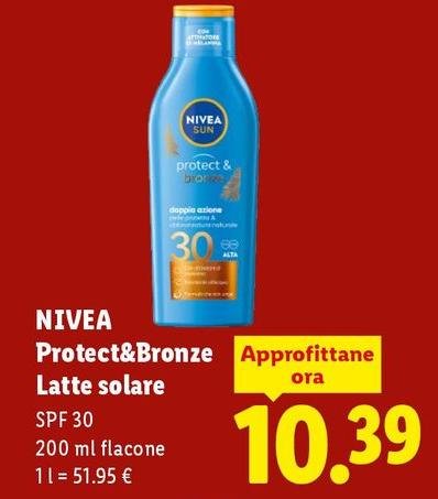 Nivea - Protect&Bronze Latte Solare