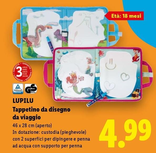 Lupilu - Tappetino Da Disegno Da Viaggio