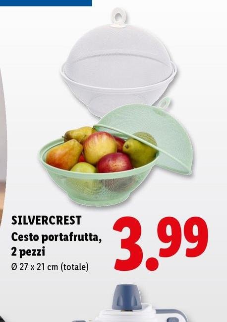 Silvercrest - Cesto Portafrutta, 2 Pezzi