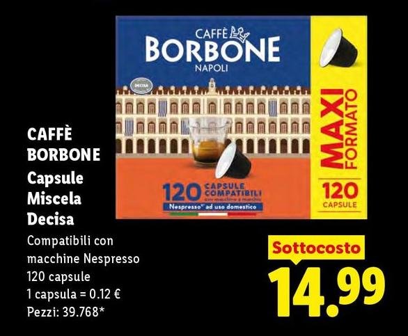 Caffe Borbone - Capsule Miscela Decisa
