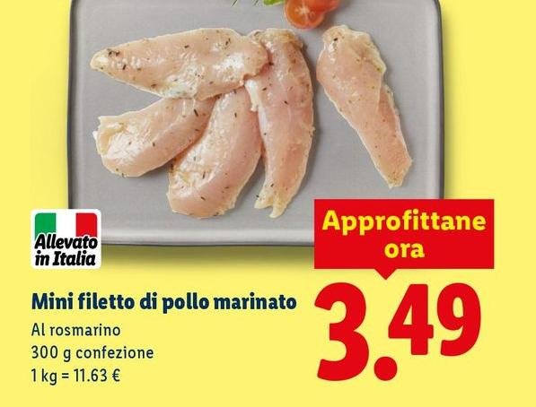 Mini Filetto Di Pollo Marinato