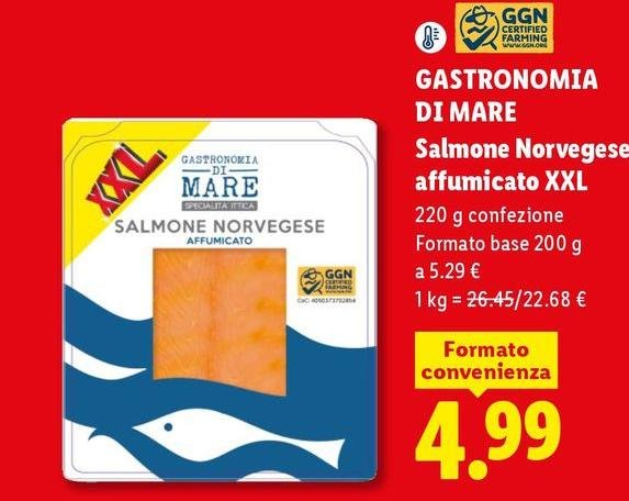 Gastronomia Di Mare - Salmone Norvegese Affumicato Xxl