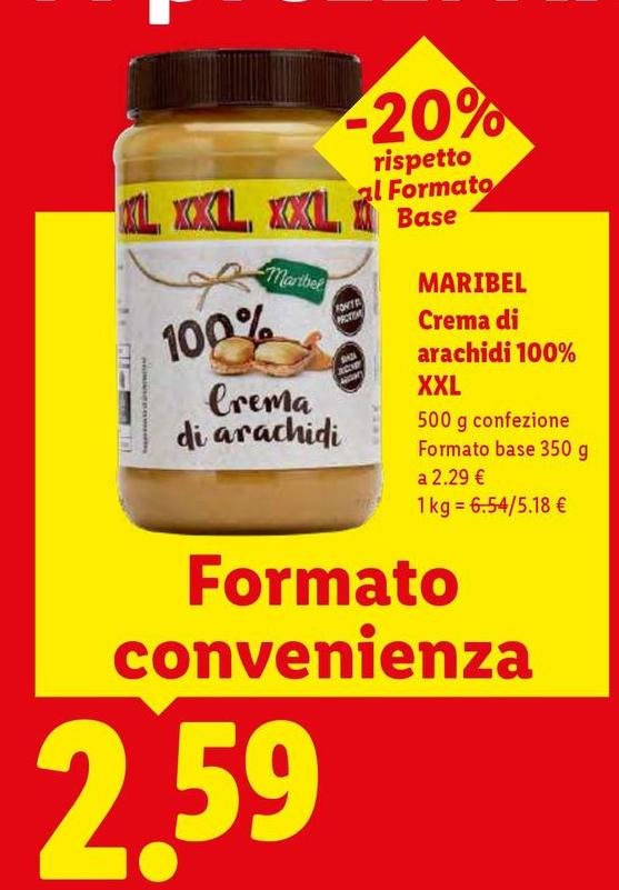 Maribel - Crema Di Arachidi 100% XXL