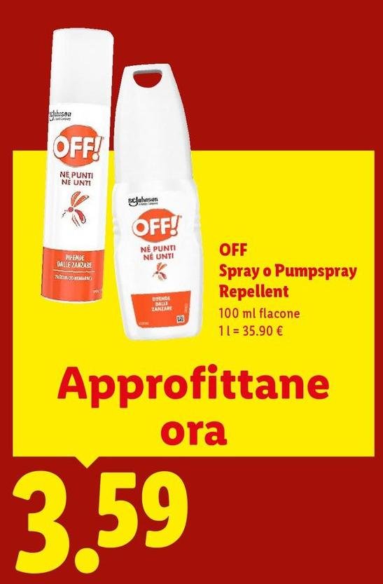 Off - Spray O Pumpspray Repellent