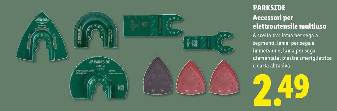 Parkside - Accessori Per Elettroutensile Multiuso