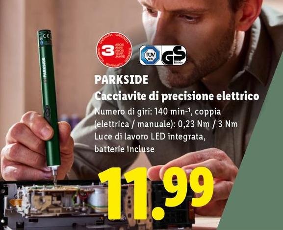 Parkside - Cacciavite Di Precisione Elettrico