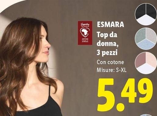 Esmara -  Top Da Donna, 3 Pezzi