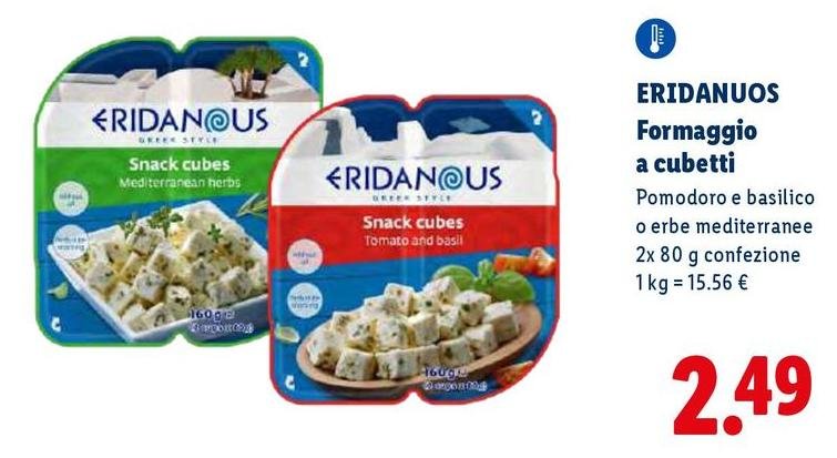 Eridanous - Formaggio A Cubetti