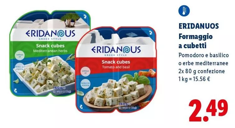 Eridanous - Formaggio A Cubetti