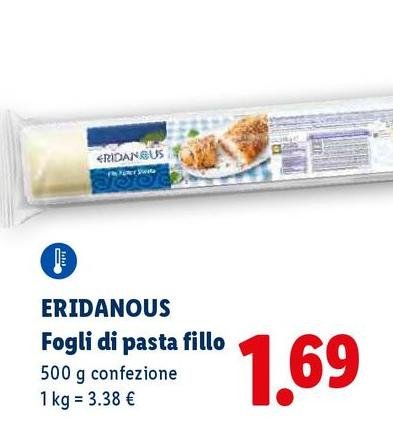 Eridanous - Fogli Di Pasta Fillo