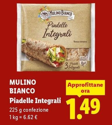 Mulino Bianco - Piadelle Integrali