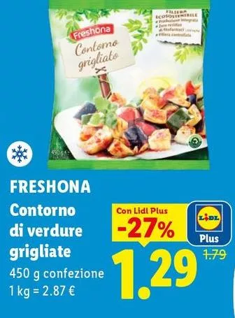 Freshona - Contorno Di Verdure Grigliate