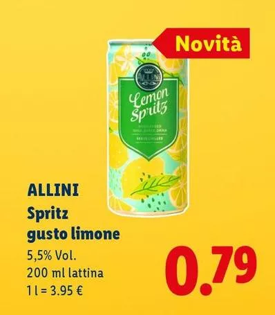 Allini - Spritz Gusto Limone