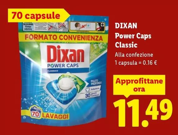 Dixan - Power Caps Classic