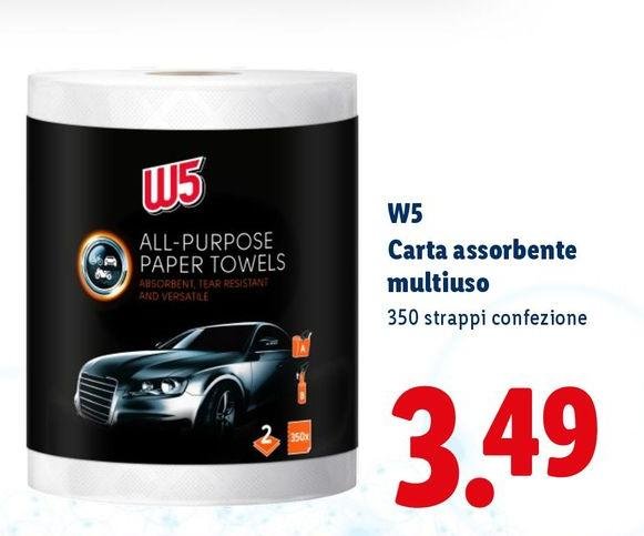 W5 - Carta Assorbente Multiuso