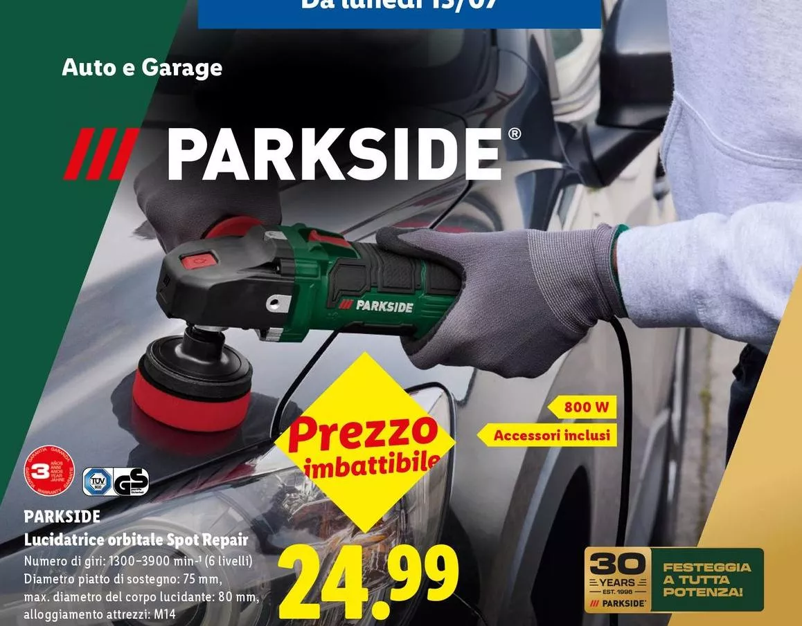 Parkside - Lucidatrice Orbitale Spot Repair