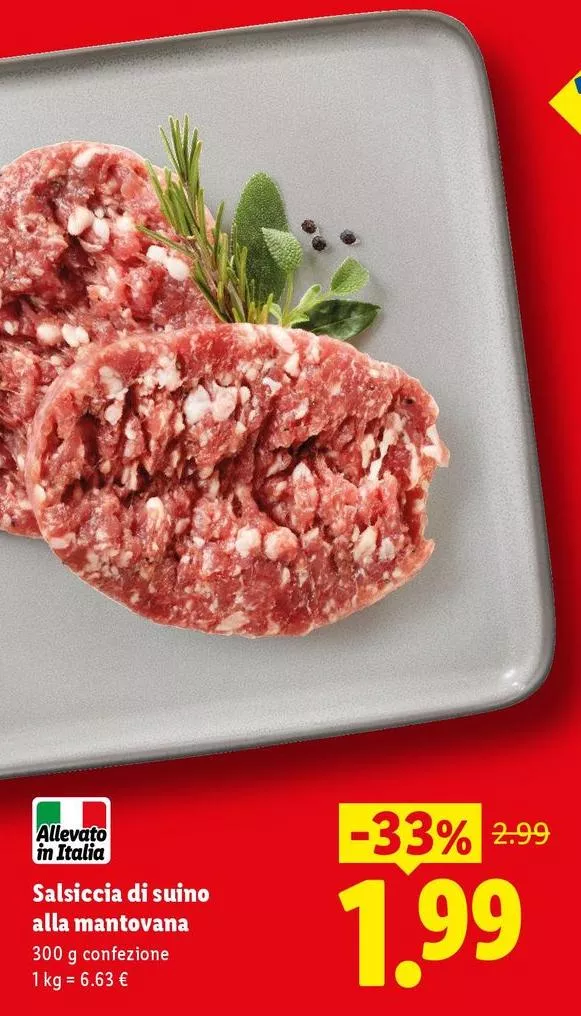 Salsiccia Di Suino Alla Mantovana