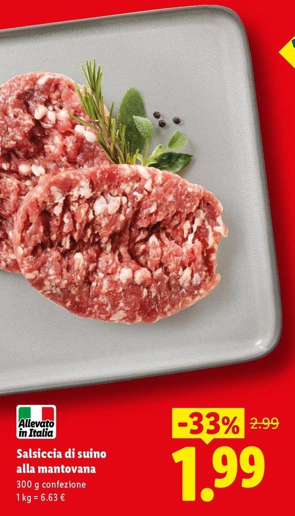 Salsiccia Di Suino Alla Mantovana