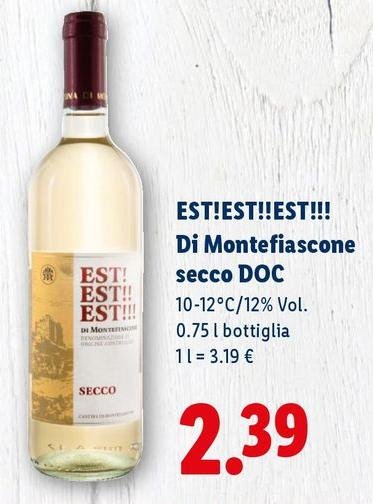 Est!Est!!Est!!! - Di Montefiascone Secco DOC