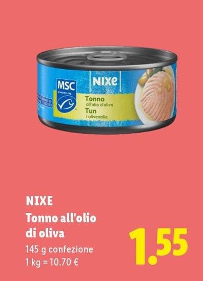 Nixe - Tonno All'Olio Di Oliva