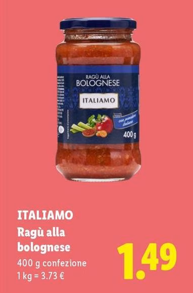 Italiamo - Ragù Alla Bolognese