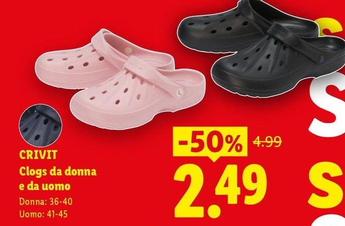 Crivit - Clogs Da Donna E Da Uomo