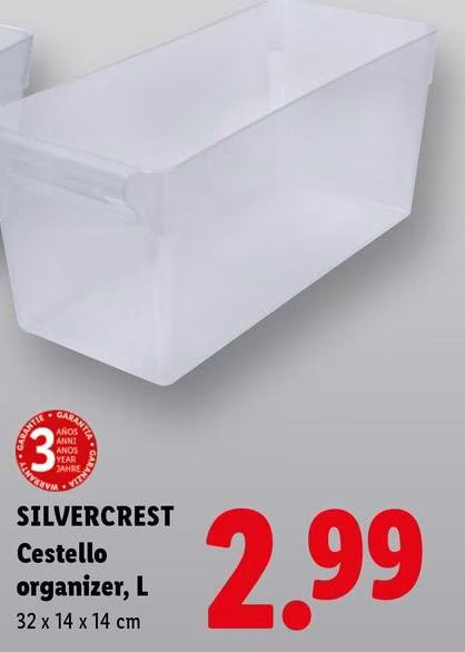 Silvercrest - Cestello Organizer, L