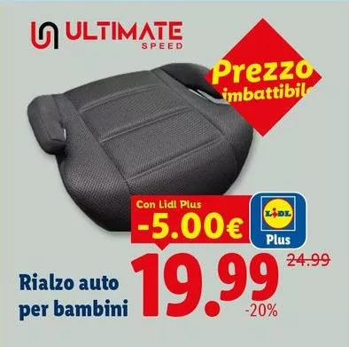 Ultimate Speed - Rialzo Auto Per Bambini