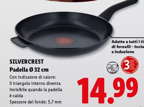 Silvercrest - Padella Ø 32 Cm