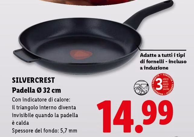 Silvercrest - Padella Ø 32 Cm