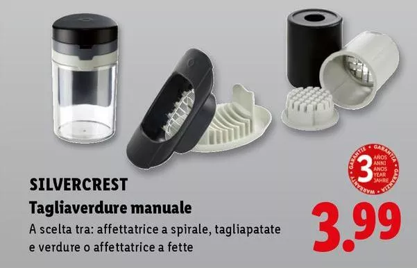 Silvercrest - Tagliaverdure Manuale