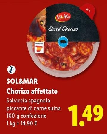 Sol & Mar - Chorizo Affettato