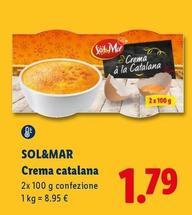 Sol & Mar - Crema Catalana