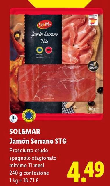 Sol & Mar - Jamon Serrano STG