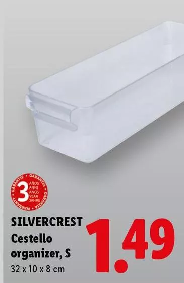 Silvercrest - Cestello Organizer, S
