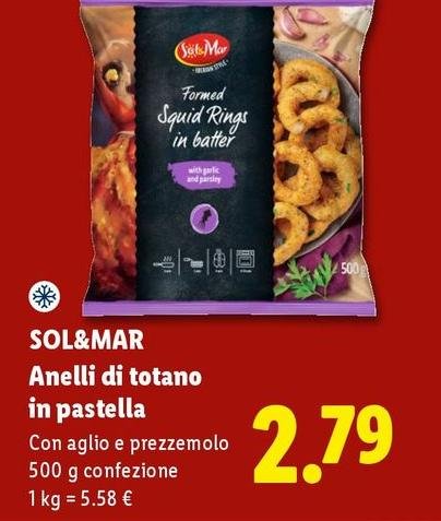 Sol & Mar - Anelli Di Totano In Pastella
