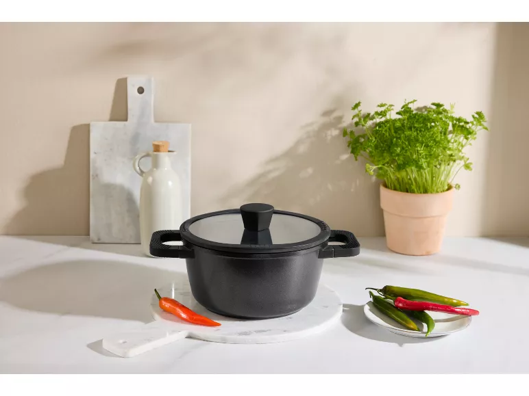 Pentola Ø 20 cm con coperchio in vetro