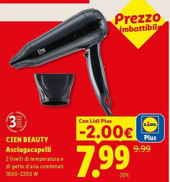 Cien Beauty - Asciugacapelli