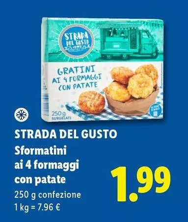 Strada Del Gusto - Sformatini Ai 4 Formaggi Con Patate