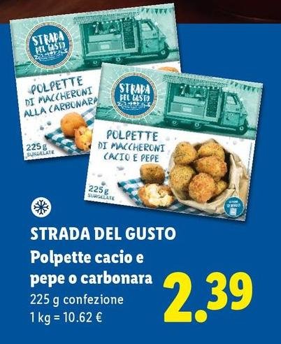 Strada Del Gusto - Polpette Cacio E Pepe O Carbonara